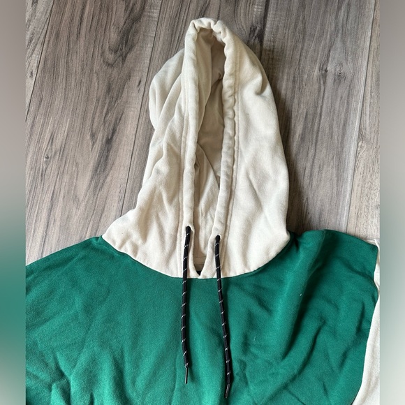 Edgar and Ash Sweat Set Color blocked Hoodie & Jogger in Green & Tan Size XL - Picture 3 of 10